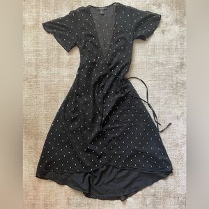 Midi Wrap Cocktail Dress